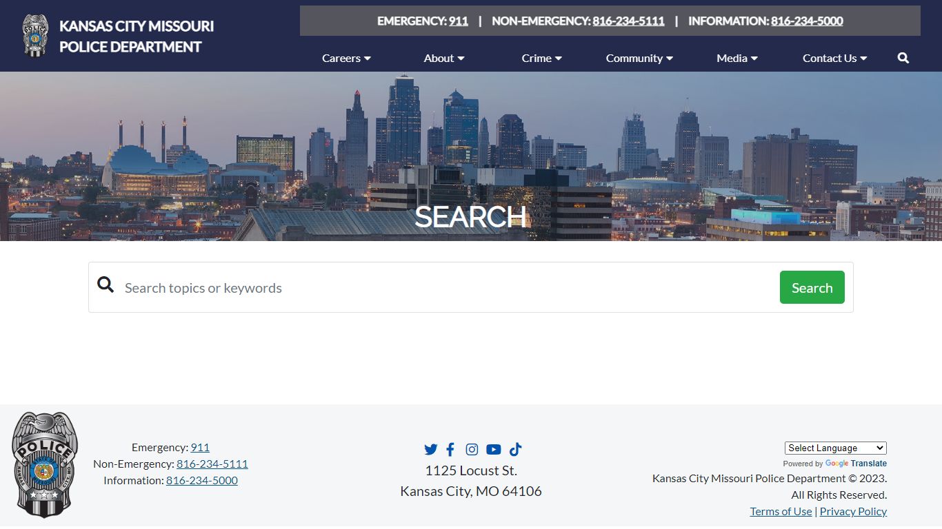 Search - Kansas City Police Department